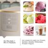 BLACK+DECKER Ice Cream Maker for Families & Kids – Make Protein, Keto & Dairy-Free Ice Cream, Gelato & Milkshakes at Home – Easy Creamy Pint Machine with Mix-Ins