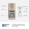 BLACK+DECKER Ice Cream Maker for Families & Kids – Make Protein, Keto & Dairy-Free Ice Cream, Gelato & Milkshakes at Home – Easy Creamy Pint Machine with Mix-Ins