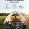 BLUETTI Portable Power Station AC180, 1152Wh LiFePO4 Battery Backup w/ 2 1800W (2700W peak) AC Outlets, 0-80% in 45Min, Solar Generator for Camping, Off-grid, Power Outage