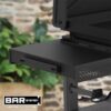 Blackstone 2443 36-in Culinary Omnivore Griddle with Hood 4 -Burner Liquid propane Flat Top Grill