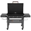 Blackstone 2443 36-in Culinary Omnivore Griddle with Hood 4 -Burner Liquid propane Flat Top Grill