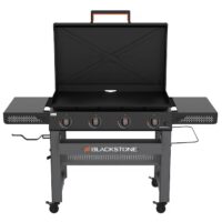 Blackstone 2443 36-in Culinary Omnivore Griddle with Hood 4 -Burner Liquid propane Flat Top Grill