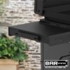 Blackstone 2445 36-in Culinary Griddle with Cabinet and Folding Side Table 4 -Burner Liquid propane Flat Top Grill