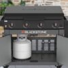 Blackstone 2445 36-in Culinary Griddle with Cabinet and Folding Side Table 4 -Burner Liquid propane Flat Top Grill