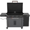 Blackstone 2445 36-in Culinary Griddle with Cabinet and Folding Side Table 4 -Burner Liquid propane Flat Top Grill