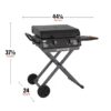 Blackstone 2446 22-in Culinary Omnivore Griddle with Flexfold Legs 361-Sq. in Black Powder Coat Portable Liquid propane Grill