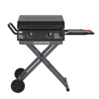 Blackstone 2446 22-in Culinary Omnivore Griddle with Flexfold Legs 361-Sq. in Black Powder Coat Portable Liquid propane Grill