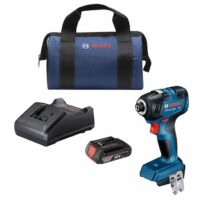 Bosch GDR18V-1800B12 CORE18V 1/4-in Brushless Cordless Impact Driver (Battery Included and Charger Included and Soft Bag included)