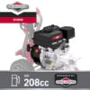 Briggs & Stratton - 3000-PSI 2.3-GPM Cold Water Gas Pressure washer with 4 Spray Tips