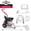 Briggs & Stratton - 3000-PSI 2.3-GPM Cold Water Gas Pressure washer with 4 Spray Tips