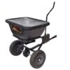 Brinly BS261BH-A 125-lb Capacity Broadcast Tow-Behind Spreader Brinly BS261BH-A 125-lb Capacity Broadcast Tow-Behind Spreader