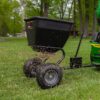Brinly BS36BH-A 175-lb Capacity Broadcast Tow-Behind Spreader Brinly BS36BH-A 175-lb Capacity Broadcast Tow-Behind Spreader