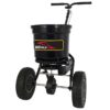 Brinly P20-500BHDF-A Push Spreader Broadcast Spreader 50-lb Capacity Compatible with Ice Melt, Fertilizer, Seed