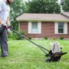 Brinly PSA2-20BH 2 Push Spike Aerator with Galvanized 3D Steel Tines
