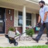 Brinly PSA2-20BH 2 Push Spike Aerator with Galvanized 3D Steel Tines