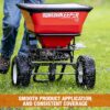 Buyers Products 3042650 Groundskeeper Broadcast Spreader 100-lb Capacity Compatible with Ice Melt, Salt, Fertilizer, Seed