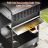COWSAR LSG0131A Black and Stainless steel 3 -Burner Liquid Propane Gas Grill 1 -Side Burner
