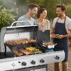 COWSAR LSG0131A Black and Stainless steel 3 -Burner Liquid Propane Gas Grill 1 -Side Burner
