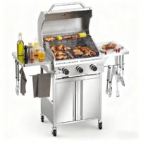COWSAR LSG8921 Stainless steel 3 -Burner Liquid Propane Gas Grill