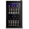 COWSAR W5899H 17.5-in W 130 -Can Capacity Clear Glass Freestanding Indoor Beverage Refrigerator with Glass Door COWSAR W5899H 17.5-in W 130 -Can Capacity Clear Glass Freestanding Indoor Beverage Refrigerator with Glass Door