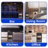 COWSAR W5899H 17.5-in W 130 -Can Capacity Clear Glass Freestanding Indoor Beverage Refrigerator with Glass Door COWSAR W5899H 17.5-in W 130 -Can Capacity Clear Glass Freestanding Indoor Beverage Refrigerator with Glass Door