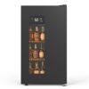 COWSAR W5899SBH 17.52-in W 130 -Can Capacity Black Freestanding Indoor Beverage Refrigerator with Glass Door