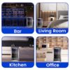 COWSAR W5899SSH 17.5-in W 130 -Can Capacity Stainless Steel Freestanding Indoor Beverage Refrigerator with Glass Door