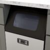 COWSAR Z5845AS 33-lb Ice Storage 100-lb Ice Per day Cubed Ice Maker ( Stainless Steel with Scoop )