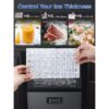 COWSAR Z5845AS 33-lb Ice Storage 100-lb Ice Per day Cubed Ice Maker ( Stainless Steel with Scoop )