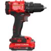 CRAFTSMAN CMCD702D1 V20 20-volt Max 1/2-in Keyless Brushless Cordless Drill ( 1 -Batteries Included, and Charger Included ) CRAFTSMAN CMCD702D1 V20 20-volt Max 1/2-in Keyless Brushless Cordless Drill ( 1 -Batteries Included, and Charger Included )
