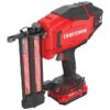 CRAFTSMAN CMCN618C1 V20 2-in 18 -Gauge Cordless Straight Finish Nailer (Battery Included and Charger Included)