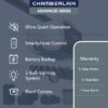 Chamberlain B4310 3/4 HPS Smart Compatible Belt drive Garage Door Opener Wi-Fi Compatibility and Battery Back-Up LED Light and Camera(s)