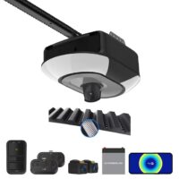 Chamberlain B6830 1-1 4 HP Premier Smart Compatible Belt drive Garage Door Opener Wi-Fi Compatibility and Battery Back-Up LED Light and Camera(s)
