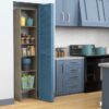 ClosetMaid 10000-02654 BrightWood 4-ft to 9-ft W Tower system Ash Solid Shelving Wood Closet System