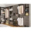 ClosetMaid 10000-02654 BrightWood 4-ft to 9-ft W Tower system Ash Solid Shelving Wood Closet System