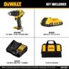 DEWALT DCD798D1 1/2-in 20-volt max Variable Speed Brushless Cordless Hammer Drill ( 1 -Batteries and Charger Included )