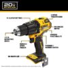 DEWALT DCD798D1 1/2-in 20-volt max Variable Speed Brushless Cordless Hammer Drill ( 1 -Batteries and Charger Included )