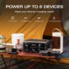 EF ECOFLOW Portable Power Station RIVER 3, 245Wh LiFePO4 Battery Power Station, 1Hr Fast Charging, 300W/X-Boost 600W Solar Generator for Outdoor/Camping/RVs/Home Use (Solar Panel Optional)