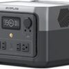 EF ECOFLOW Portable Power Station River 2 Max 500, 499Wh LiFePO4 Battery/ 1 Hour Fast Charging, Up to 1000W Output Solar Generator (Solar Panel Optional) for Outdoor Camping/RVs/Home Use
