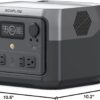 EF ECOFLOW Portable Power Station River 2 Max 500, 499Wh LiFePO4 Battery/ 1 Hour Fast Charging, Up to 1000W Output Solar Generator (Solar Panel Optional) for Outdoor Camping/RVs/Home Use