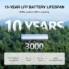 EF ECOFLOW Portable Power Station River 2 Max 500, 499Wh LiFePO4 Battery/ 1 Hour Fast Charging, Up to 1000W Output Solar Generator (Solar Panel Optional) for Outdoor Camping/RVs/Home Use