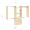 Easy Track OK7272-MJ Reach-in Tower system Honey Blonde Solid Shelving Wood Closet System
