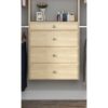 Easy Track OK7272-MJ Reach-in Tower system Honey Blonde Solid Shelving Wood Closet System