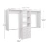 Easy Track OK7272 Reach-in Tower system White Solid Shelving Wood Closet System Easy Track OK7272 Reach-in Tower system White Solid Shelving Wood Closet System