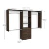 Easy Track OK7272-T Reach-in Tower system Truffle Solid Shelving Wood Closet System