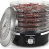 Elite Gourmet EFD319 Food Dehydrator, 5 BPA-Free 11.4