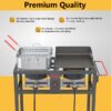FIRE RIOT Double Deep fryer Portable griddle Combo 2 -Burner Liquid propane Flat Top Grill FIRE RIOT Double Deep fryer Portable griddle Combo 2 -Burner Liquid propane Flat Top Grill