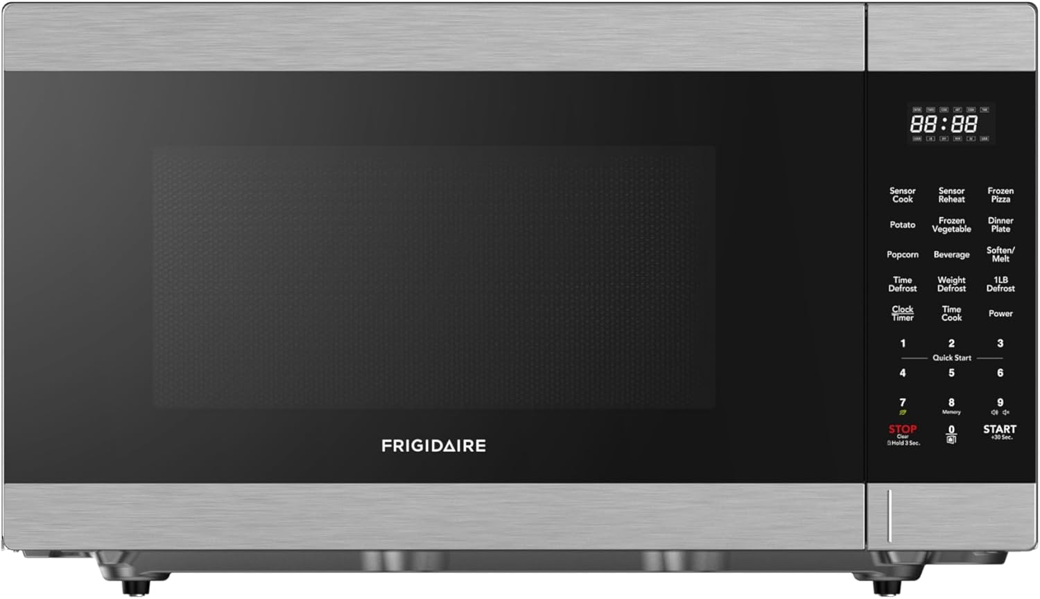 FRIGIDAIRE 2.2 Cu. Ft. Stainless Steel Microwave Oven, Multi Function, Programmable, 1,200 Watts FRIGIDAIRE 2.2 Cu. Ft. Stainless Steel Microwave Oven, Multi Function, Programmable, 1,200 Watts