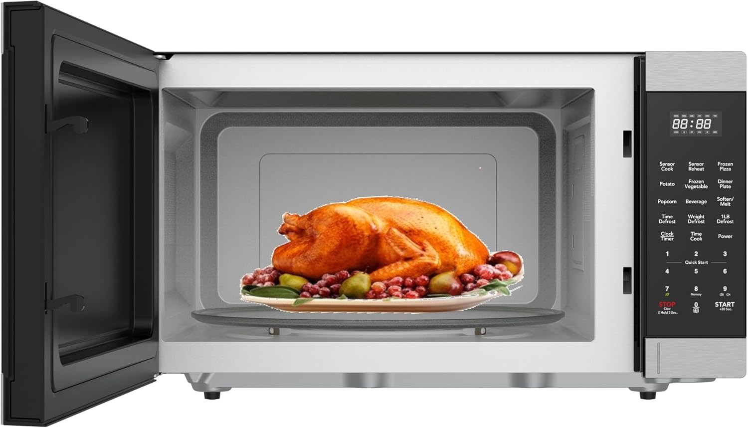 FRIGIDAIRE 2.2 Cu. Ft. Stainless Steel Microwave Oven, Multi Function, Programmable, 1,200 Watts1 FRIGIDAIRE 2.2 Cu. Ft. Stainless Steel Microwave Oven, Multi Function, Programmable, 1,200 Watts