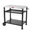 Feasto 734401B Black Steel Grill cart